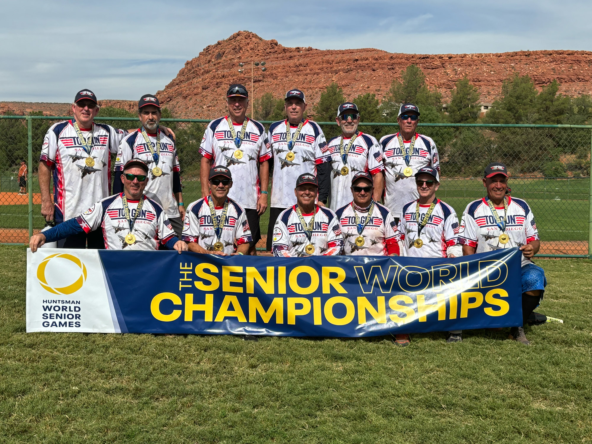 Top Gun 60s Team Takes Gold at the Huntsman World Senior Games Top
